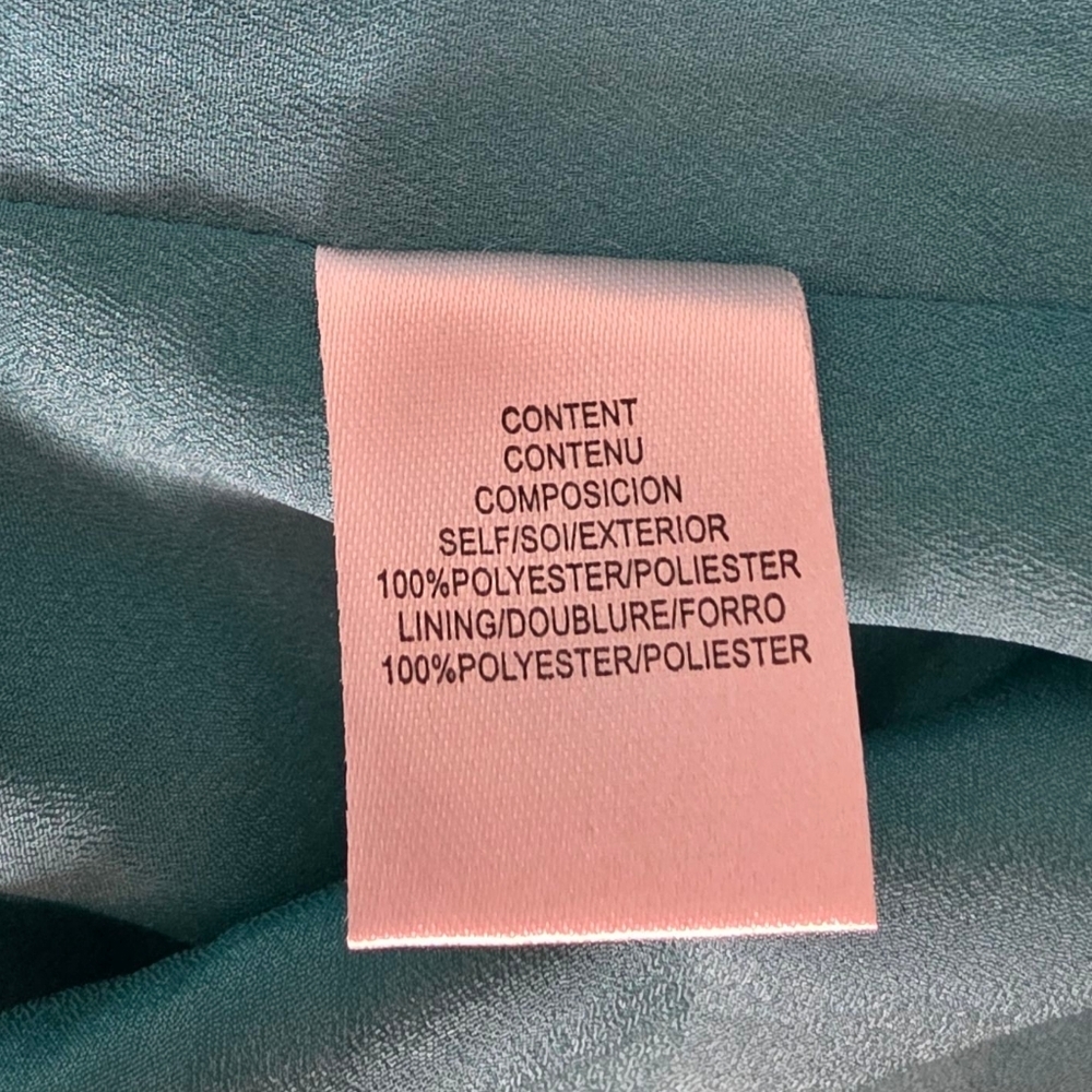 Wayf Blue Pink Ruffled Midi Sundress Size Small - Picture 12 of 13